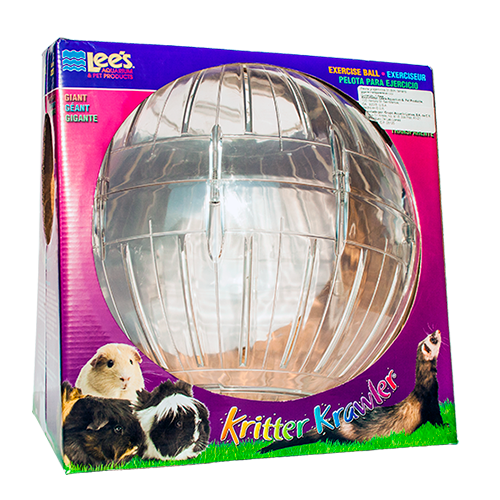 Esfera para hámster transparente