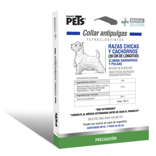 Collar antipulgas para cachorros con duración de 90 días