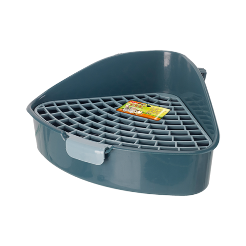 Baño esquinero para conejo